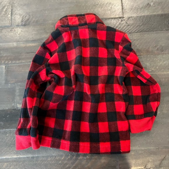 COPY - 5/$10 Buffalo plaid fleece pull over 18 months Carter’s - Picture 3 of 3